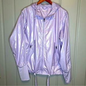 Zyia Lilac Bomber Rain Jacket